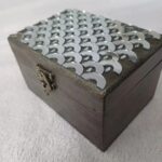 Wooden box with mirrors - Image 5