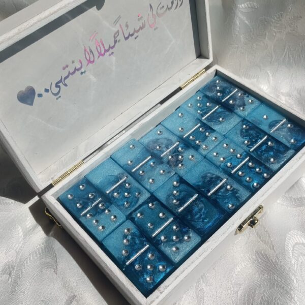 دومينو ريزن بدرجات الازرق🌊💙