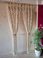 Macrame curtain( w:145cm× L:222cm )