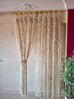 Macrame curtain( w:145cm× L:222cm ) - Image 3
