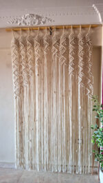 Macrame curtain( w:145cm× L:222cm ) - Image 2