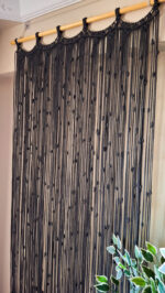 Macrame curtain (w:110cm × L:265cm) - Image 3