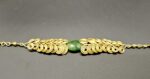 Spiral Coil Bracelet with Jade Stone - Image 3