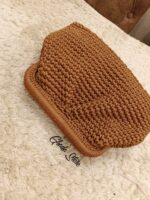 Handmade macrame clutch bag