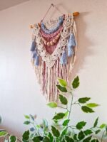 mini macrame wall hanging