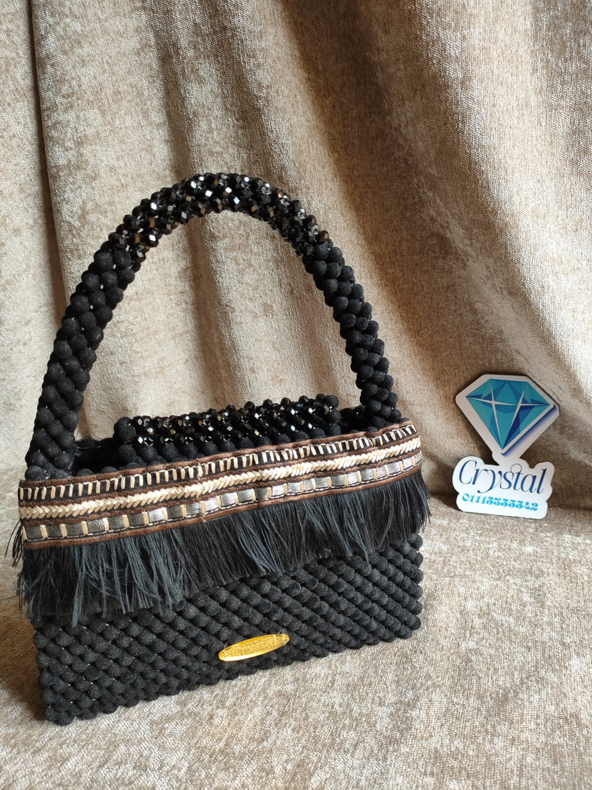 شنطة قطيفة - Image 2