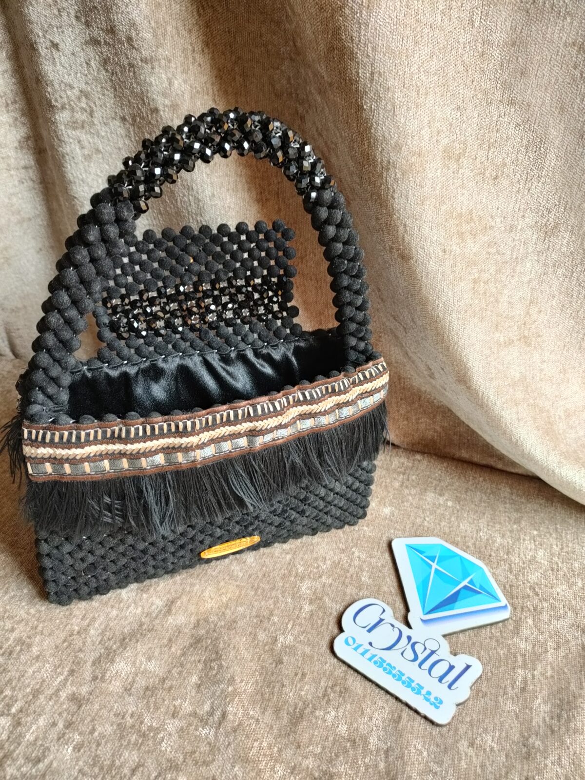 شنطة قطيفة - Image 4