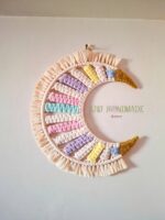 Macrame colorful moon