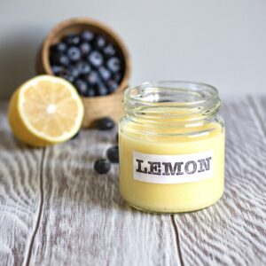 lemon candle, scented candle, blackberry candle