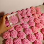 Elegant Event Favors – Rose-Shaped Scented Candles
