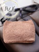 👜 شنطة كروشيه كاجوال بخيط رافيا – Raffia Crochet Shoulder Bag - Image 3