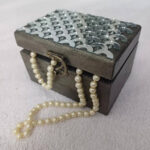 Wooden box with mirrors