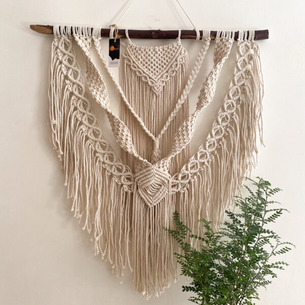 Twisted Boho macrame wall hanging