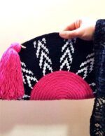 Pink moon clutch